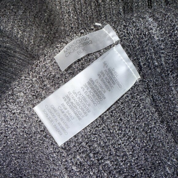 NEW Calvin Klein Women's Holiday Sequin Sweater Black Size S Small - Picture 8 of 9